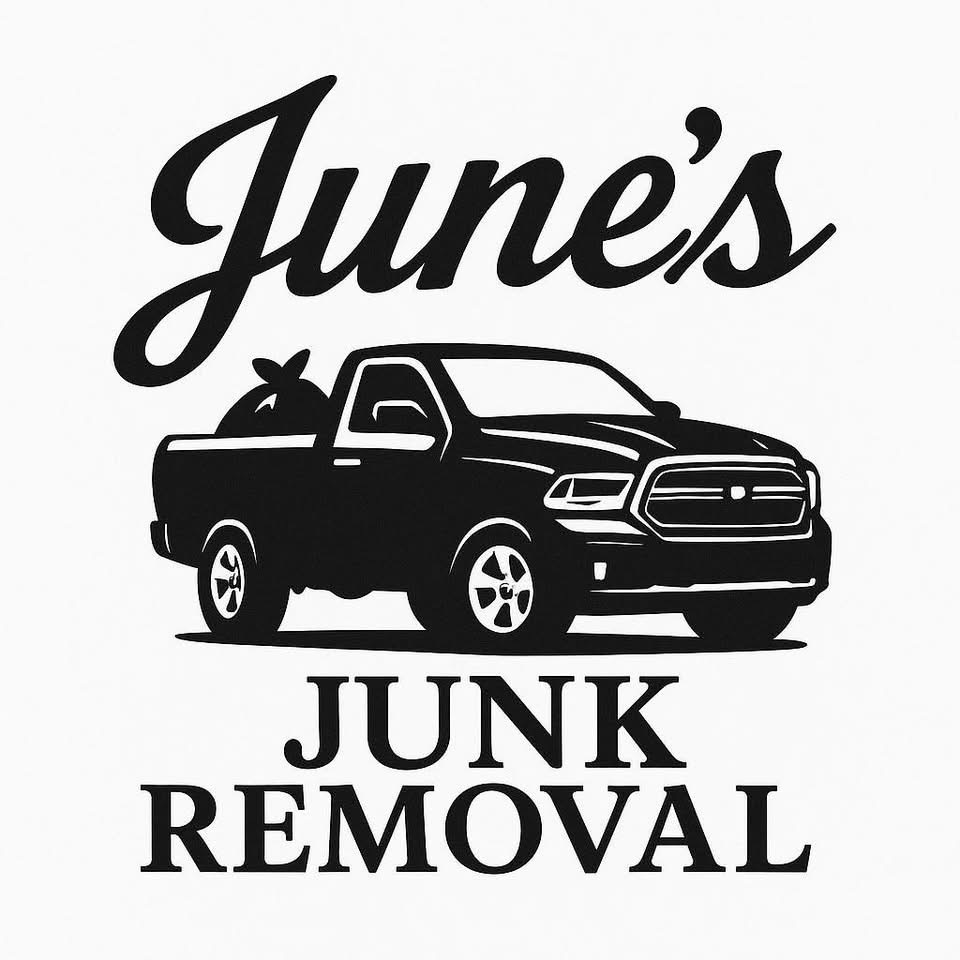 June's Junk Removal truck logo
